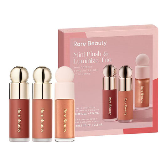 Rare Beauty – Mini Blush & Luminize Trio Set – Mini Blush & Highlighter