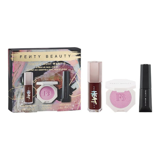 Fenty Beauty - Most Want'd Set - 3 Lip, Face and Eye Products